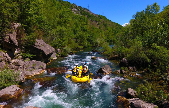 Rafting on the Cetina River